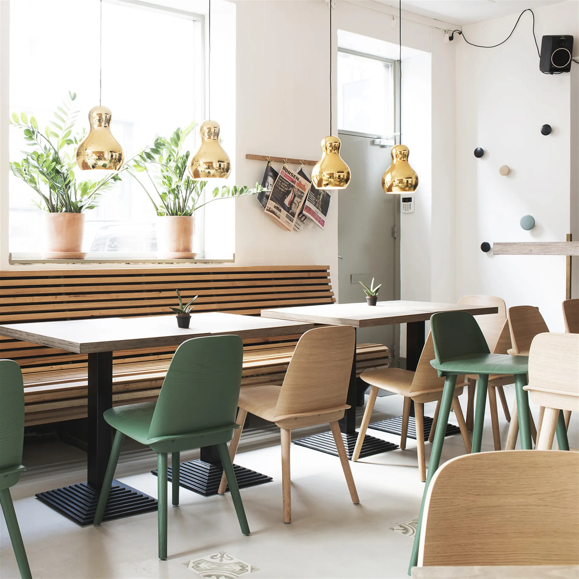 Silla de cocina Nerd, Green Muuto