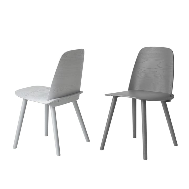 Silla de cocina Nerd, gris Muuto