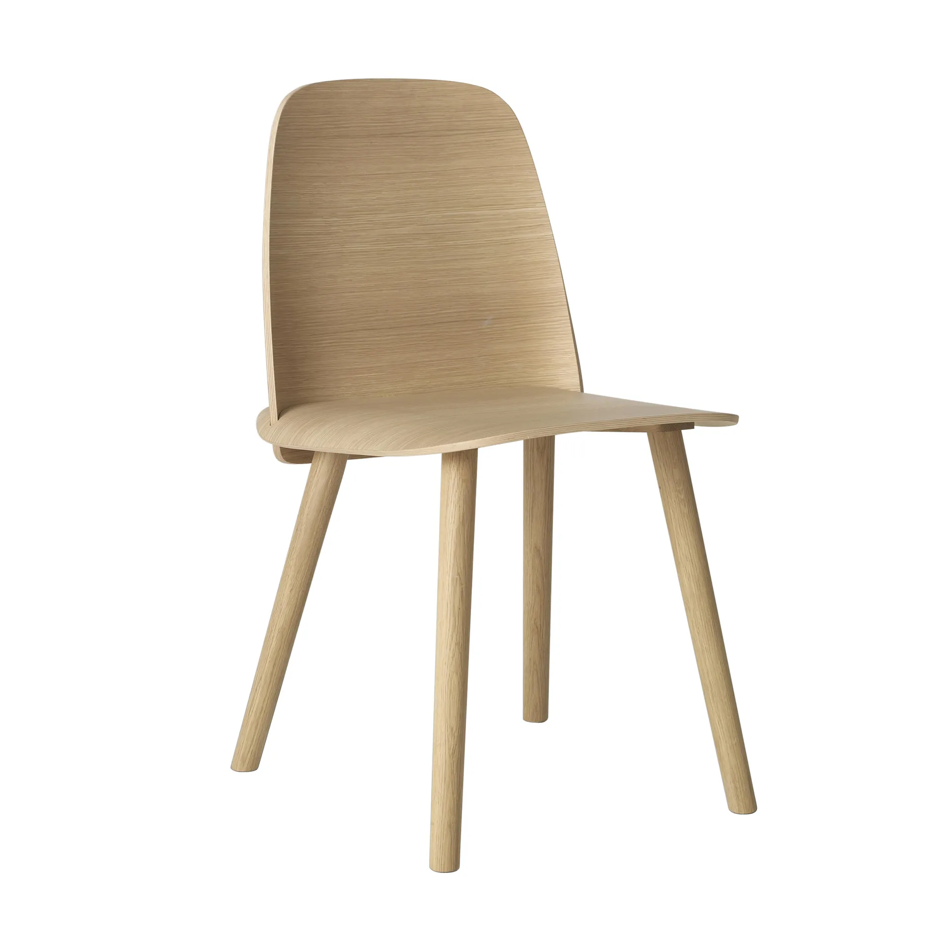 Silla de cocina Nerd, roble Muuto