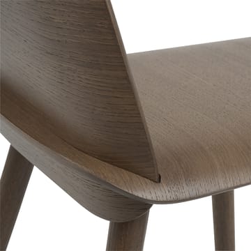 Silla de cocina Nerd - Stained dark brown - Muuto