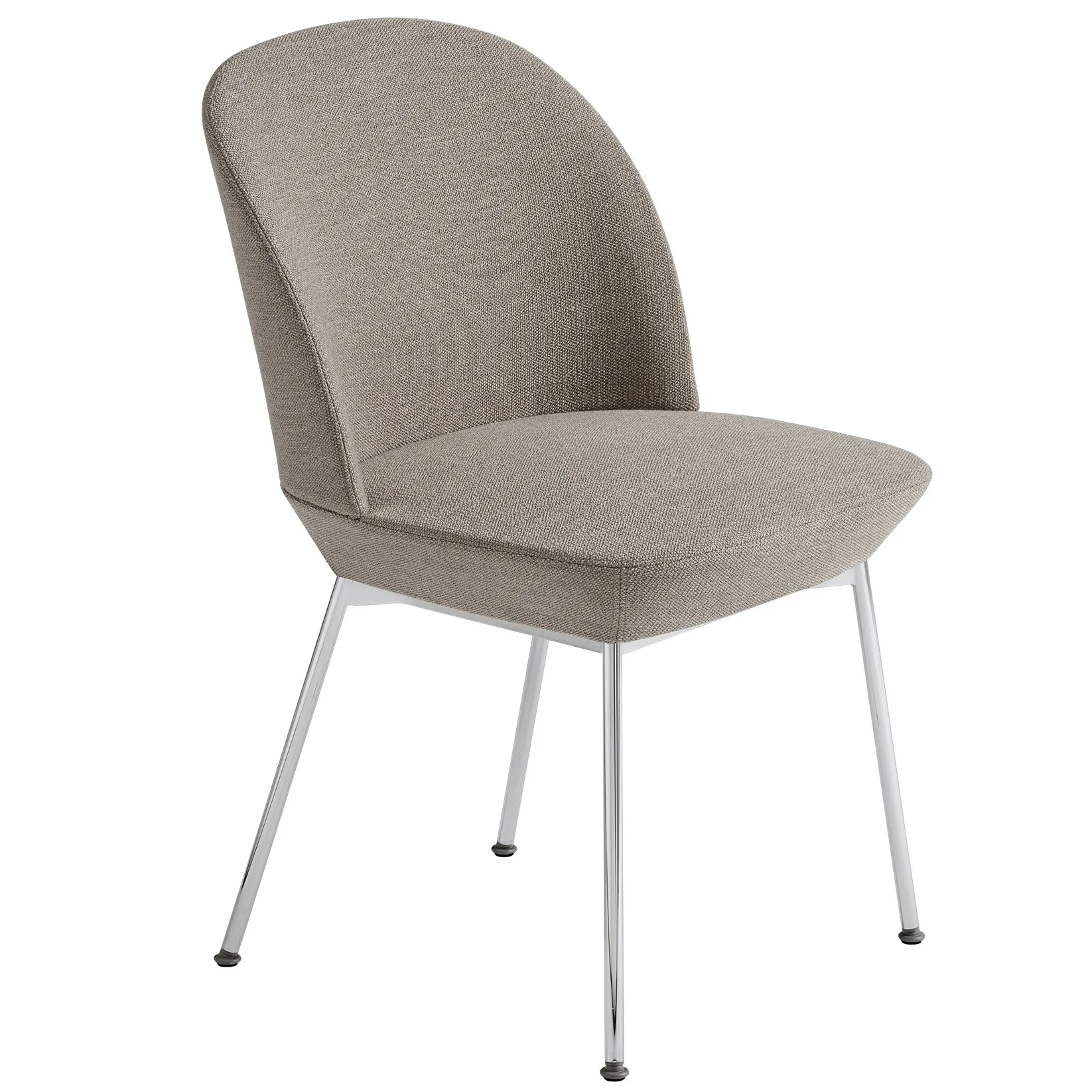 Silla de comedor Oslo patas cromadas, ocean 32 Muuto