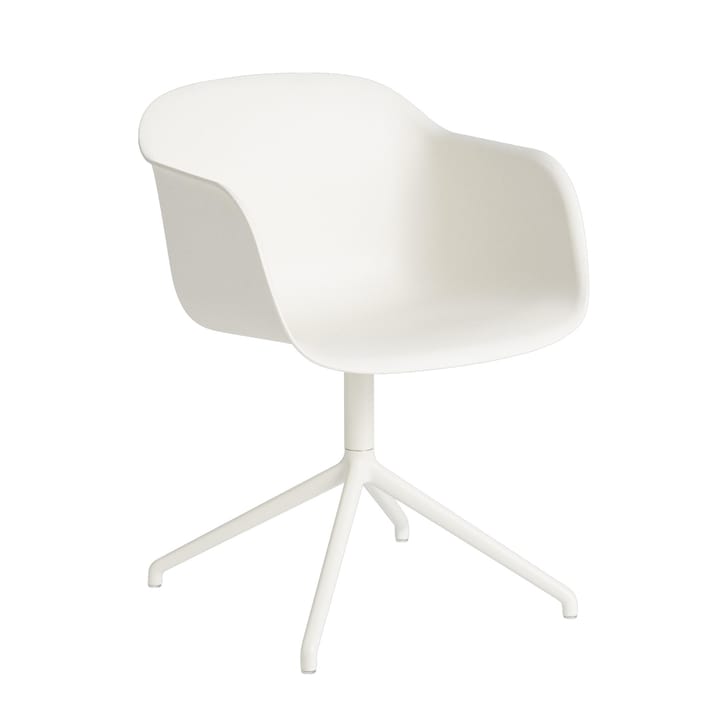 Silla de oficina Fiber armchair swivel base - blanco - Muuto