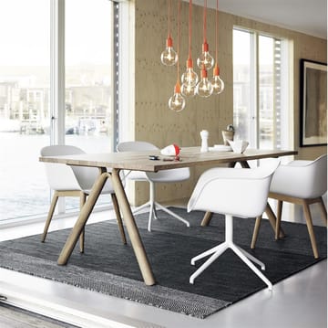Silla de oficina Fiber armchair swivel base - blanco - Muuto