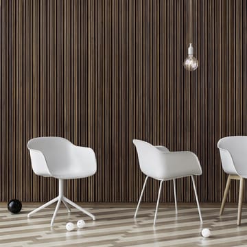 Silla Fiber chair con reposabrazos - blanco - Muuto