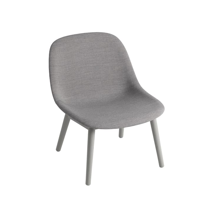 Silla Fiber Lounge con patas de roble - Remix 133 - Muuto