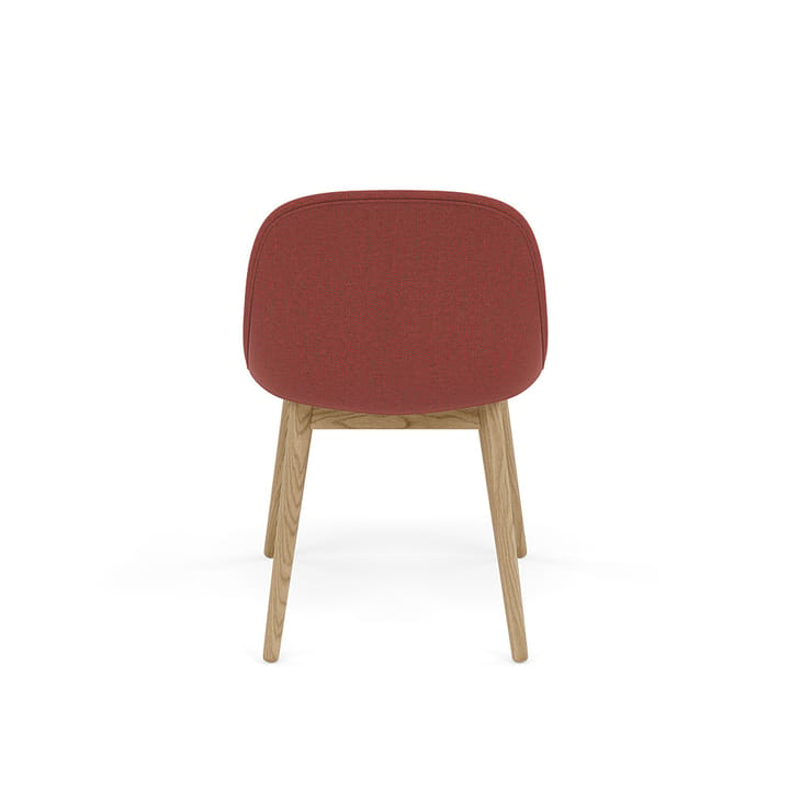 Silla Fiber Side Chair con patas de madera - Re-wool 558-oak - Muuto