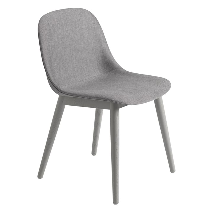 Silla Fiber Side Chair con patas de madera - Remix 133-grey - Muuto