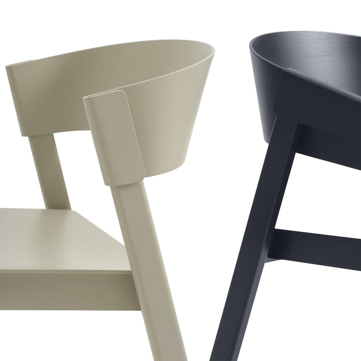 Silla lateral Cover , Dark beige Muuto