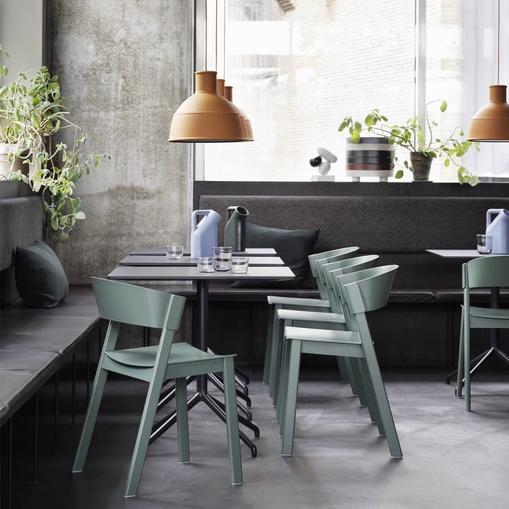 Silla lateral Cover , Verde Muuto