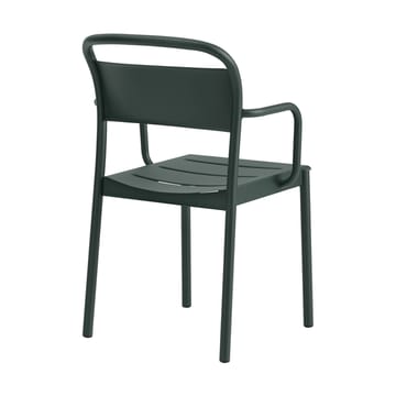 Silla Linear steel armchair - Dark green - Muuto
