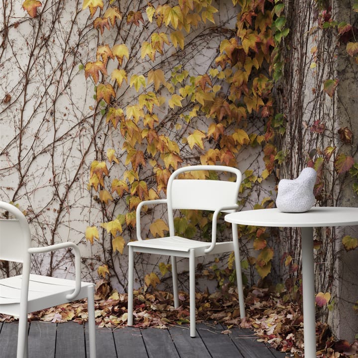 Silla Linear steel armchair - Off-white - Muuto