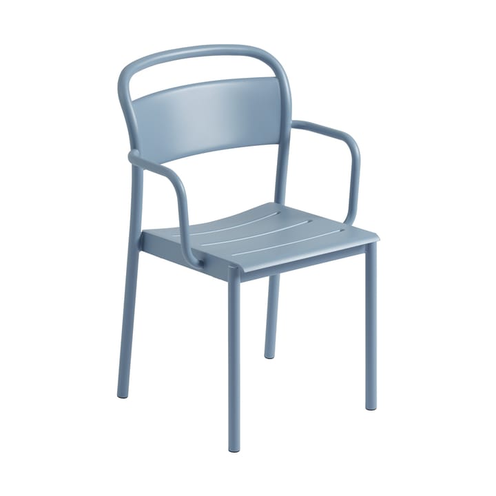 Silla Linear steel armchair - Pale blue - Muuto