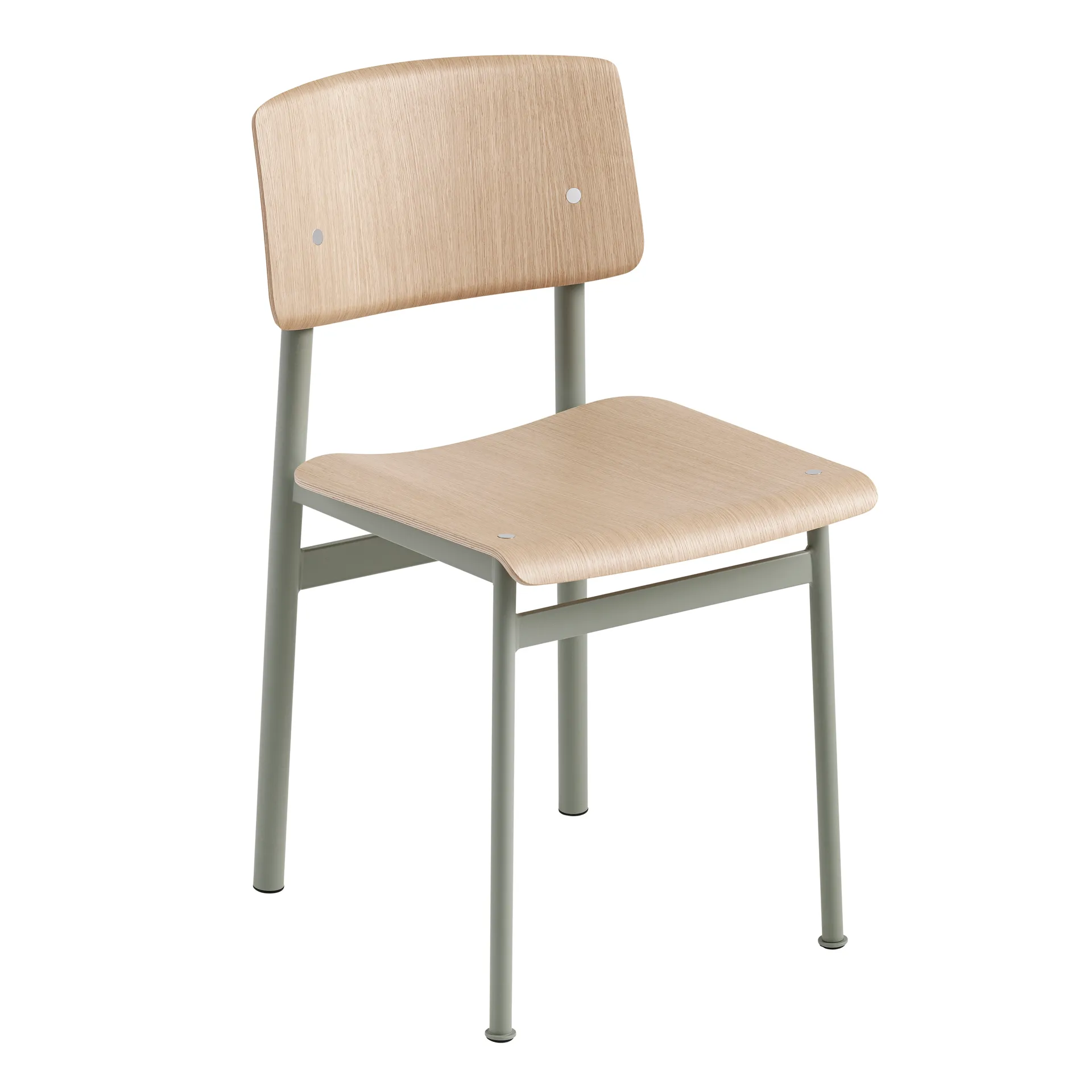 Silla Loft Chair, Roble-dusty green Muuto