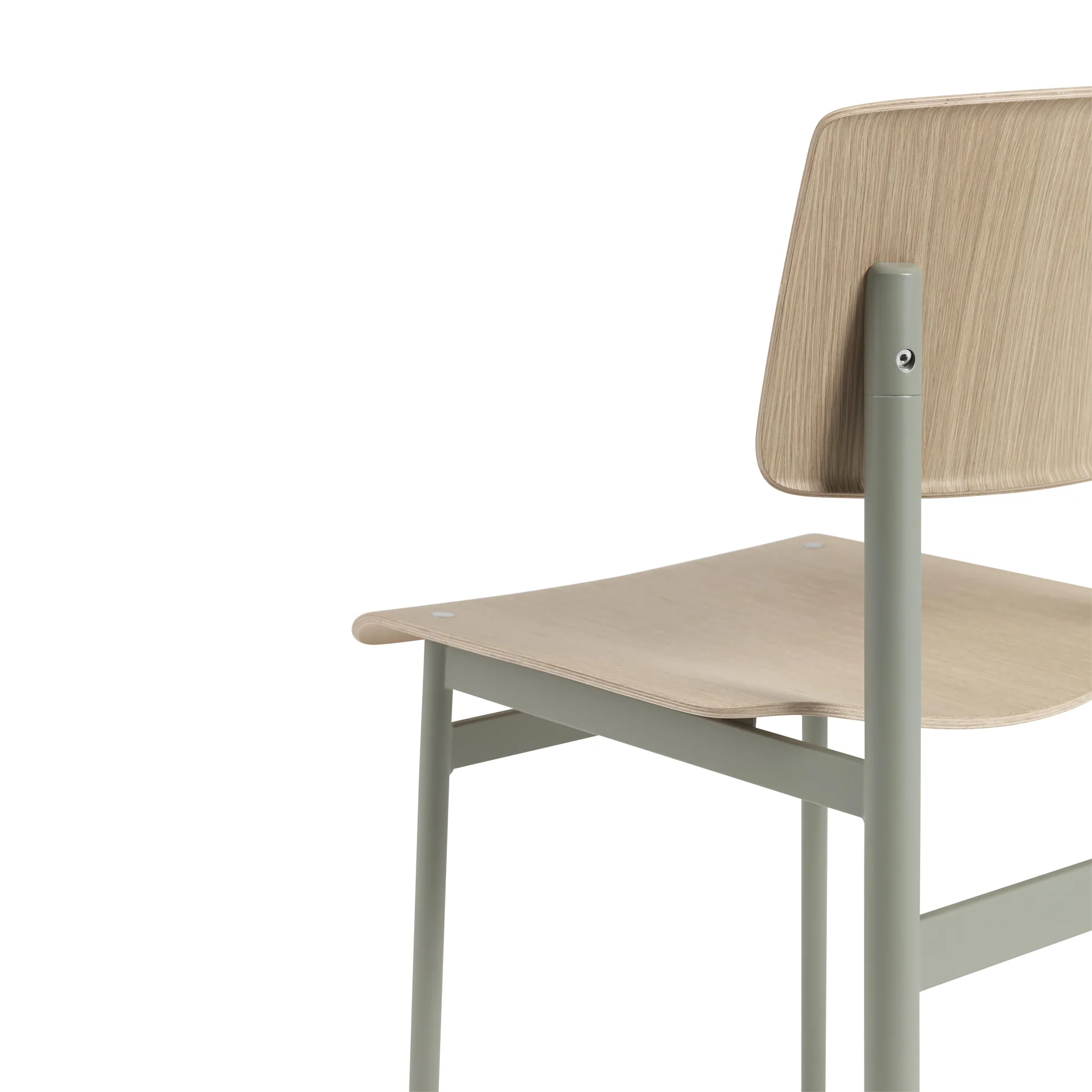 Silla Loft Chair, Roble-dusty green Muuto