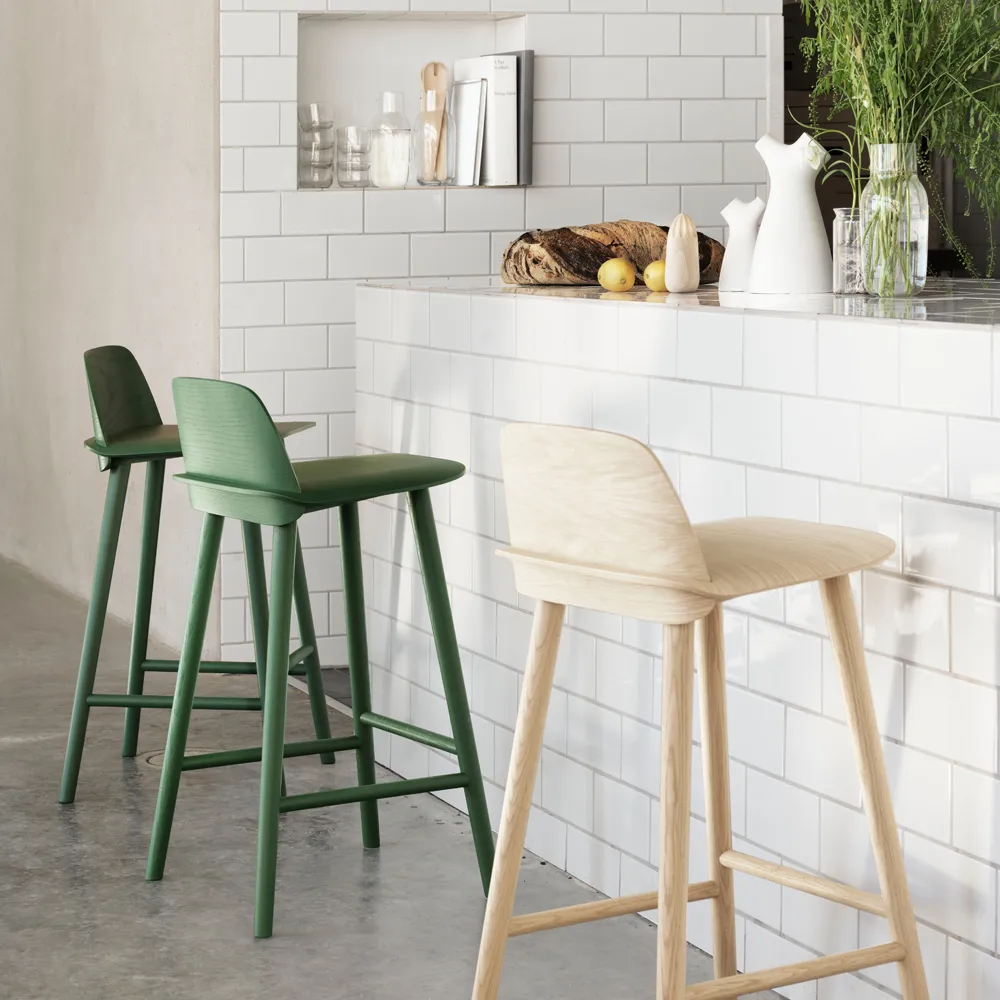 Silla Nerd counter, Sand yellow Muuto