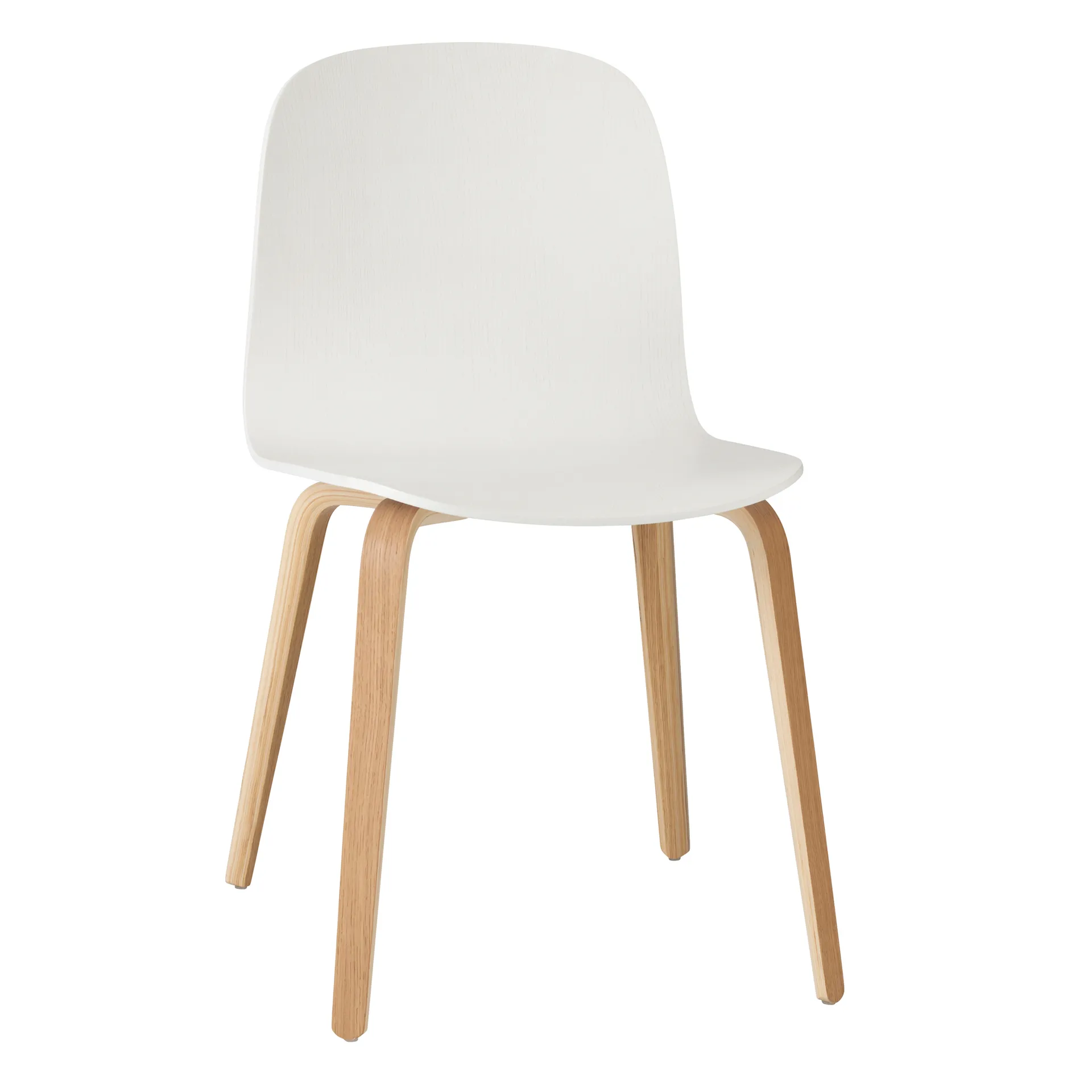 Silla Visu Chair, blanco-roble Muuto