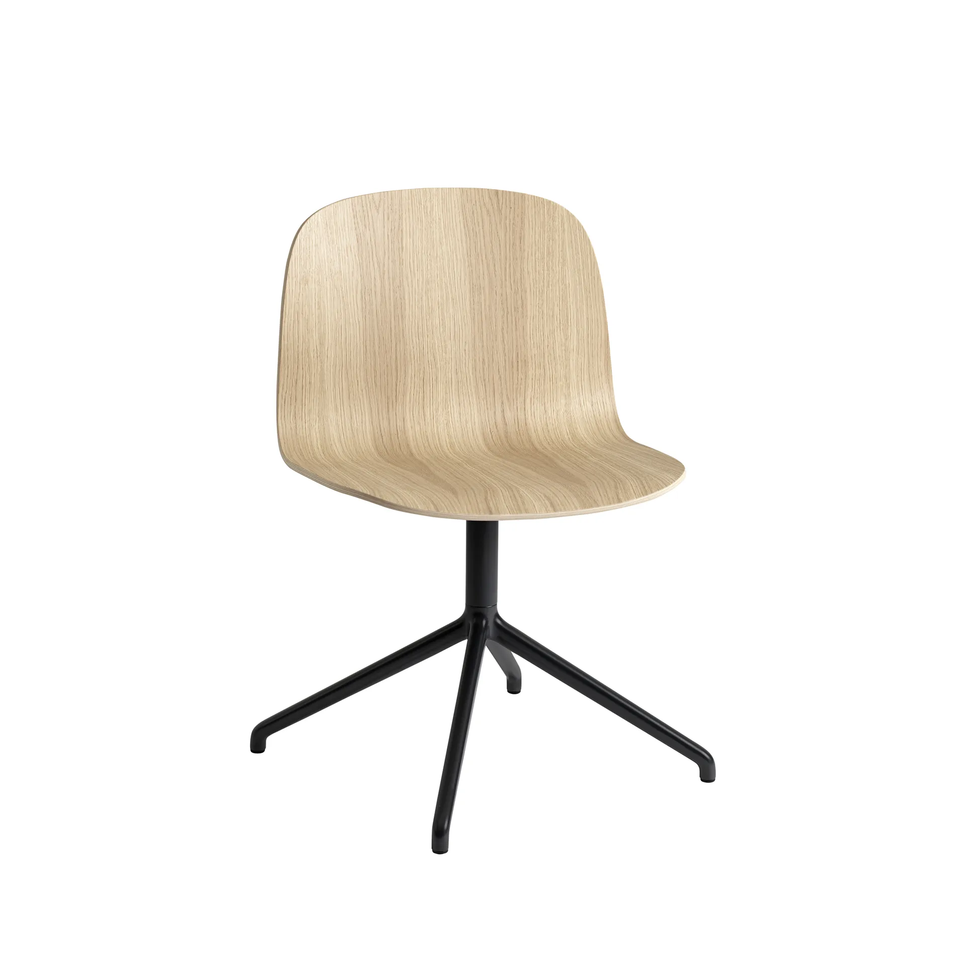 Silla Visu Wide, Oak-Swivel base Muuto