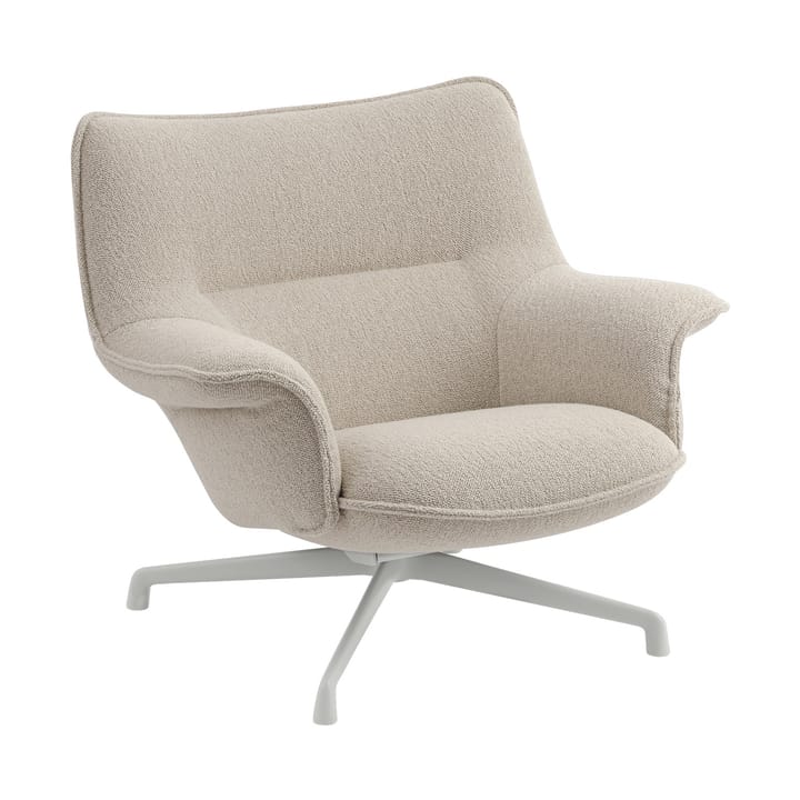 Sillón bajo Doze con base giratoria - Hearth 7-grey - Muuto