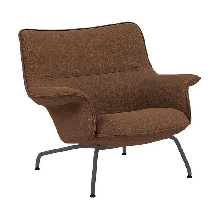 Sillón bajo Doze - Hearth 4-anthracite/black - Muuto