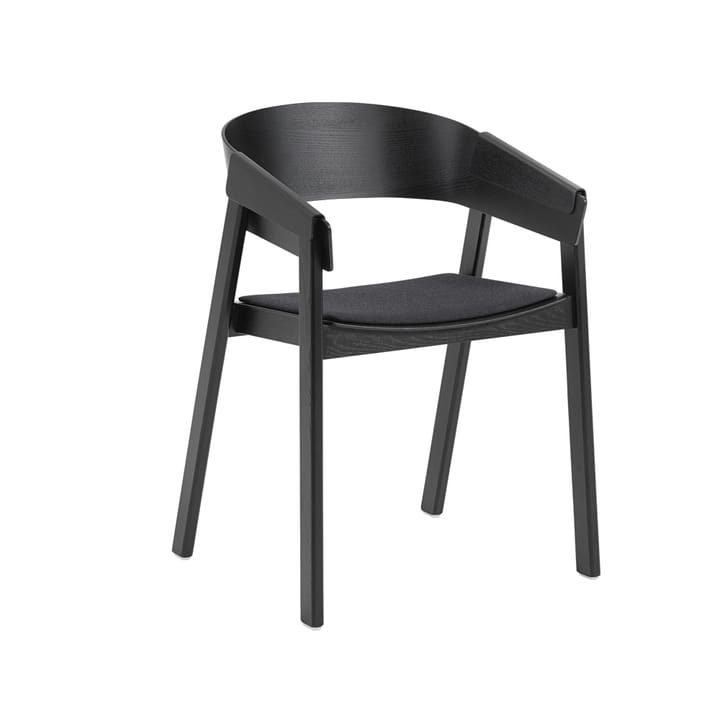 Sillón Cover asiento tapizado - Remix 183-black - Muuto