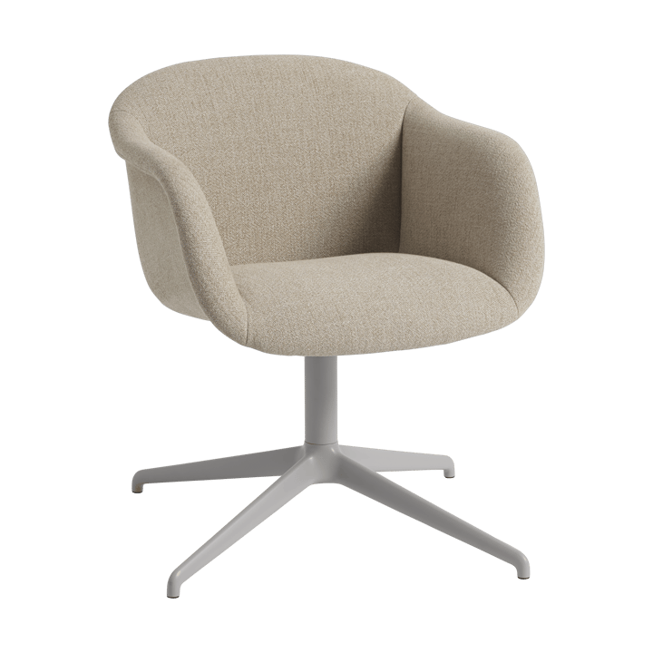 Sillón Fiber Soft Armchair swivel base - Ecriture 240/Grey - Muuto