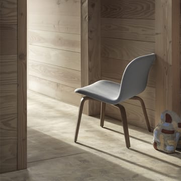 Sillón lounge Visu asiento tapizado - Fiord 991-Oak - Muuto