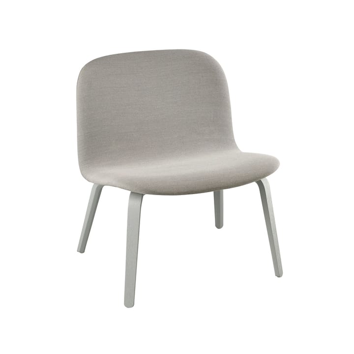 Sillón lounge Visu asiento tapizado - Steelcut trio 133-Grey - Muuto