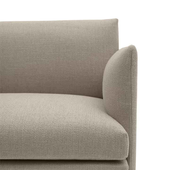 Sillón Outline chair tela, Ecriture 240-Polished Aluminum Muuto