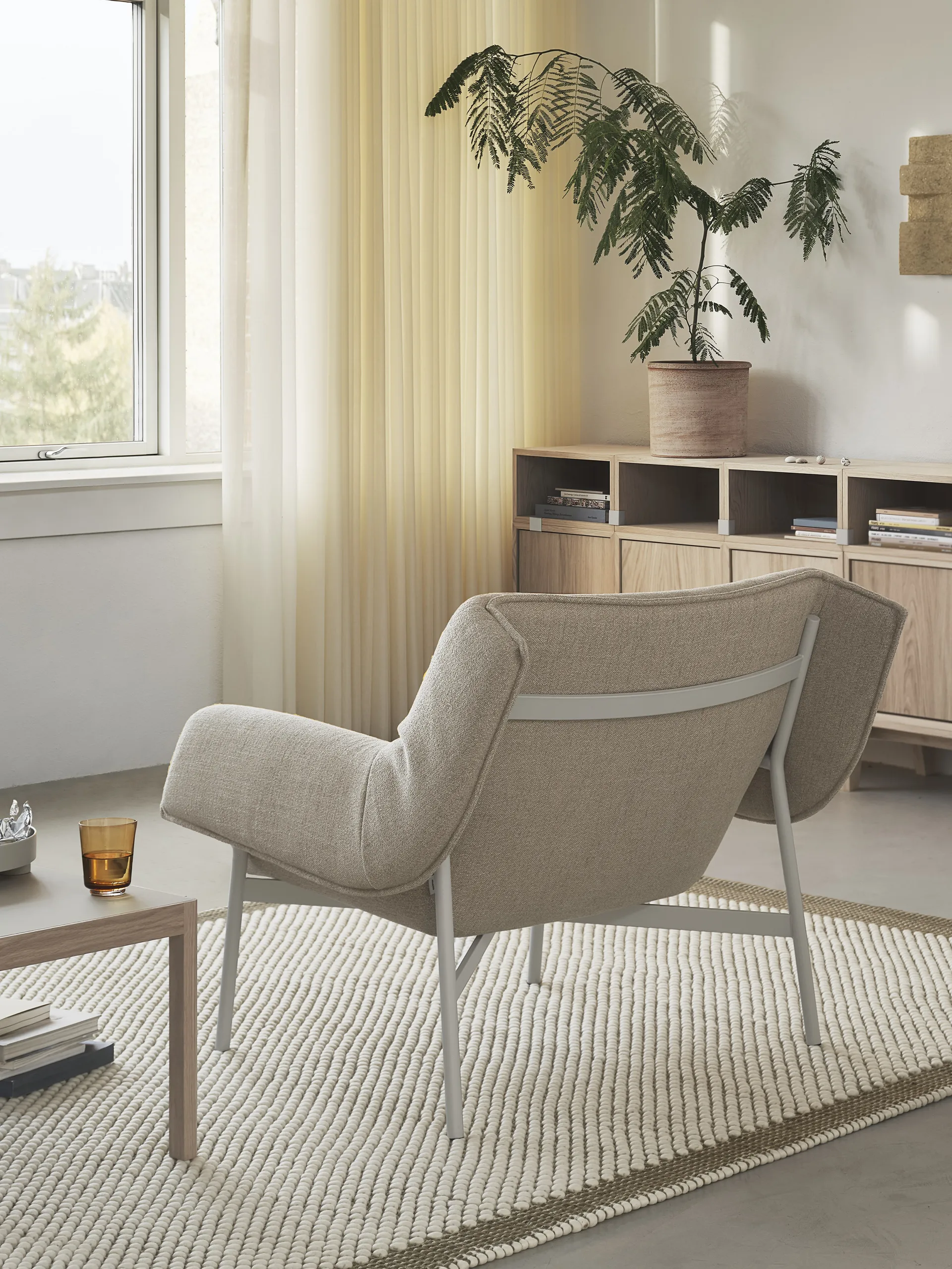 Sillón Wrap Lounge Chair, Ecriture 240-grey Muuto