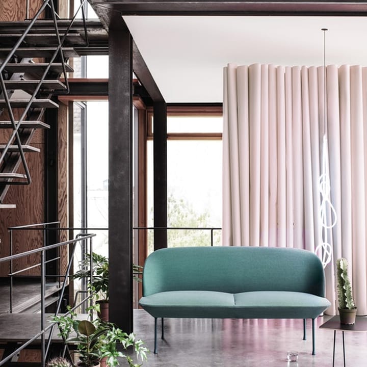 Sofá de 2 plazas Oslo, Hallingdal 407-Yellow Muuto