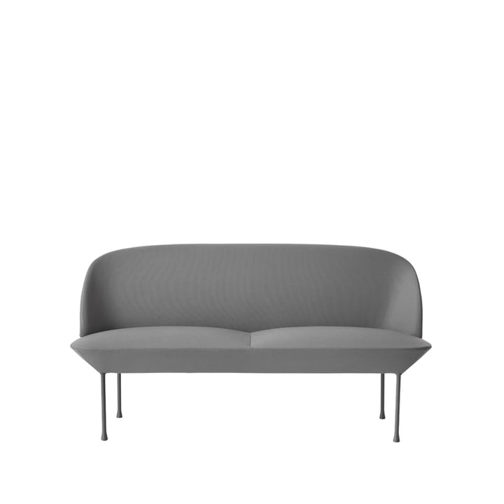 Sofá de 2 plazas Oslo - Steelcut 160-Light grey - Muuto