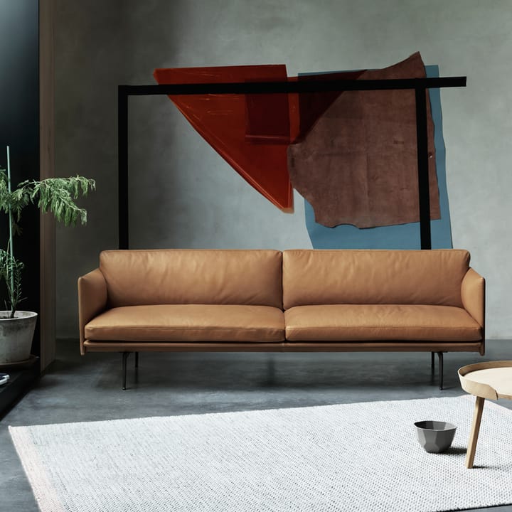 Sofá de 2 plazas Outline, Fiord 961-Green Muuto