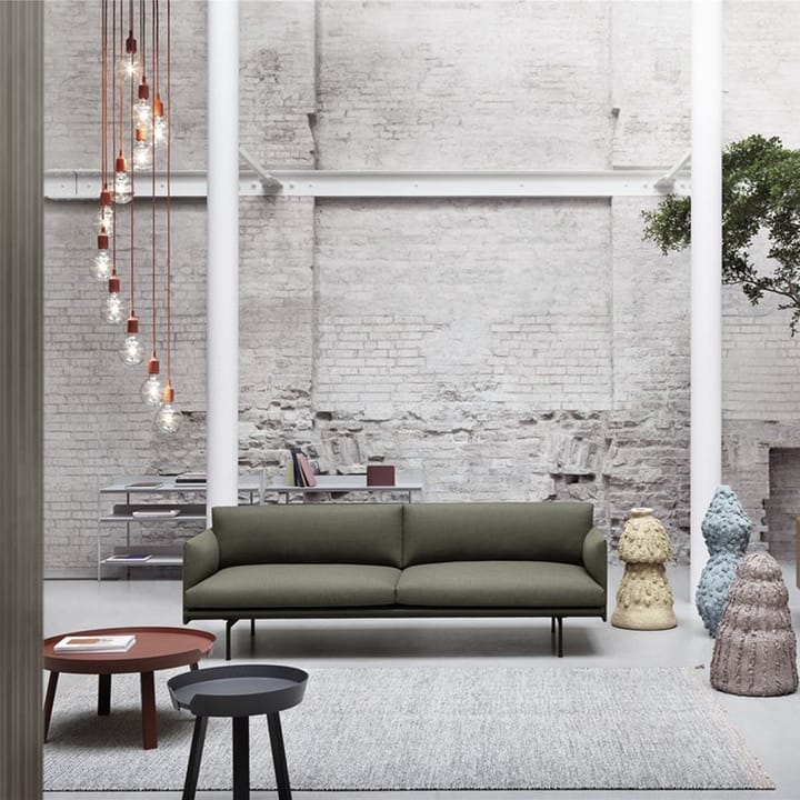 Sofá de 2 plazas Outline, Fiord 961-Green Muuto