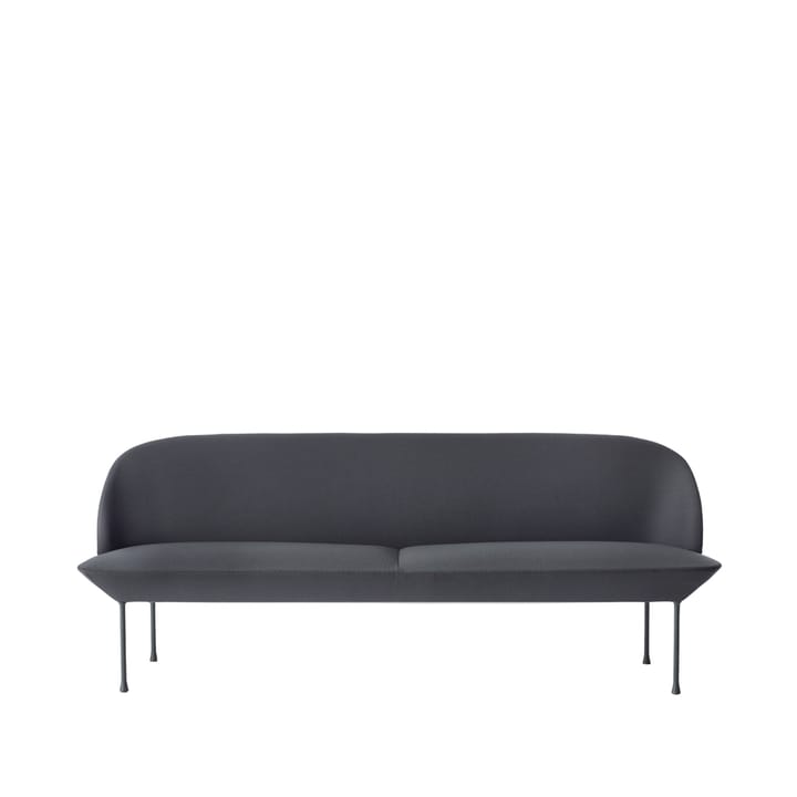 Sofá de 3 plazas Oslo - Steelcut 180-Dark grey - Muuto