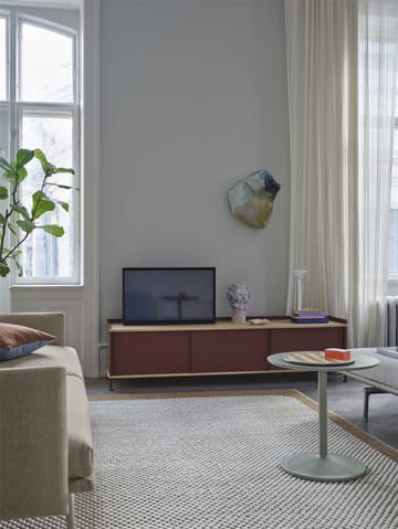 Sofá de 3 plazas Outline tela - Ecriture 240-Polished Aluminum - Muuto