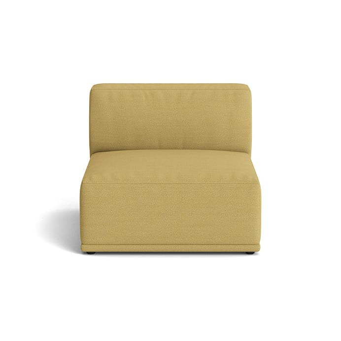 Sofá modular Connect Soft Hallingdal 65 nr.407 amarillo - Sección central (E) - Muuto