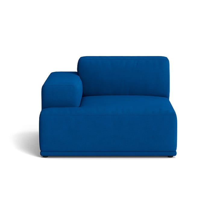 Sofá modular Connect Soft Hallingdal 65 nr.750 azul - Reposabrazos izquierdo (A) - Muuto