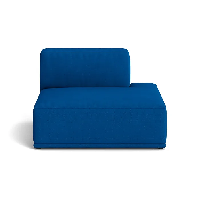Sofá modular Connect Soft Hallingdal 65 nr.750 azul, Sin reposabrazos (D) Muuto