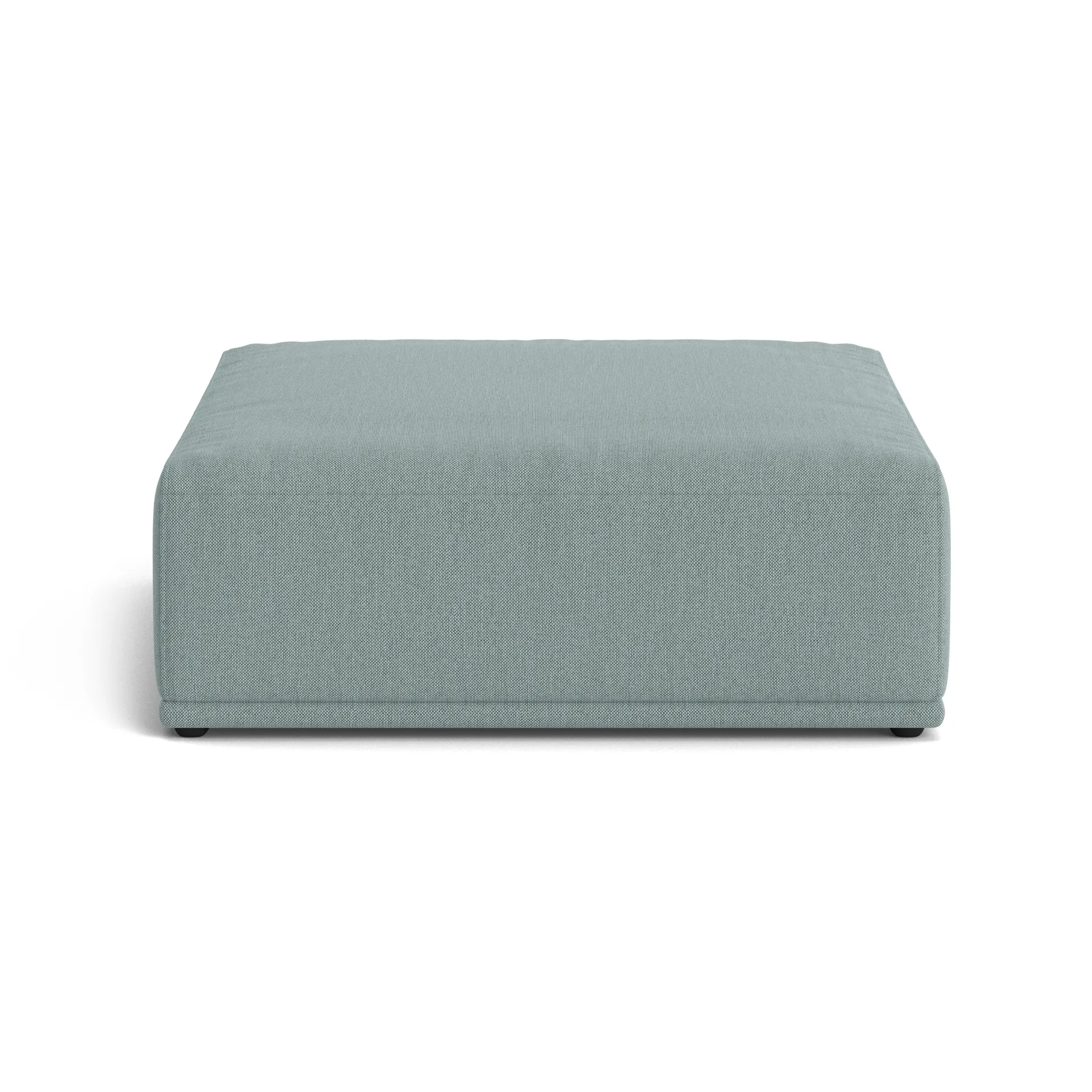 Sofá modular Connect Soft Re-wool nr.718 azul claro, Asiento puf (I) Muuto