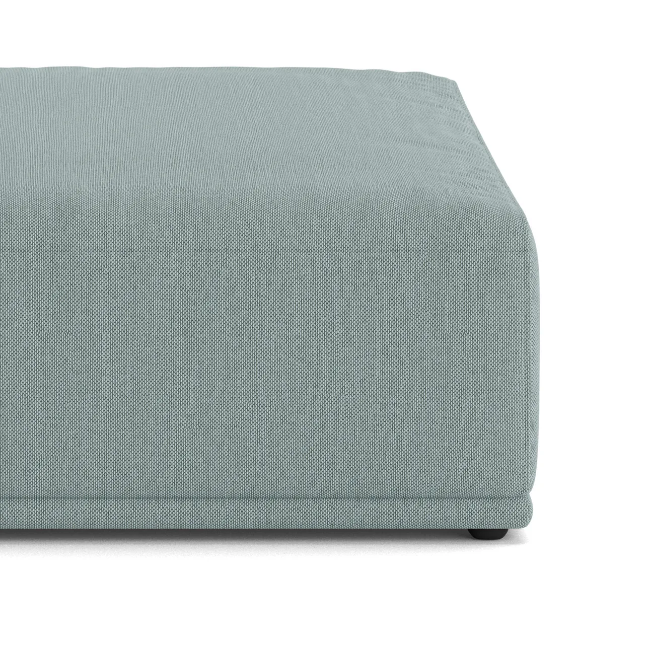 Sofá modular Connect Soft Re-wool nr.718 azul claro, Asiento puf (I) Muuto
