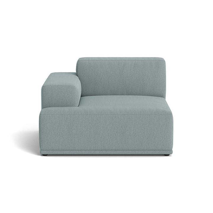 Sofá modular Connect Soft Re-wool nr.718 azul claro - Reposabrazos izquierdo (A) - Muuto