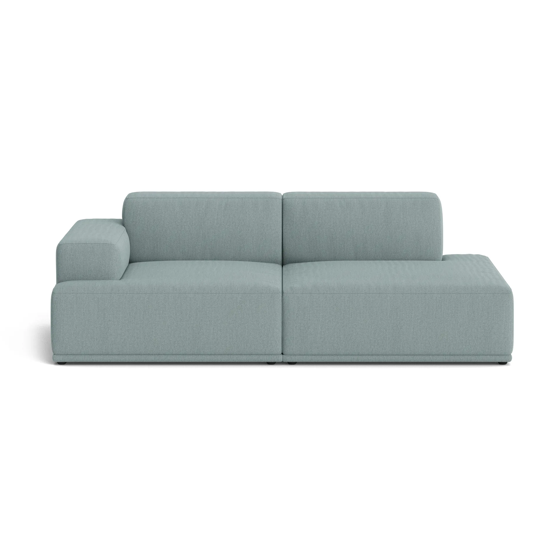 Sofá modular Connect Soft Rewool de 2 plazas A+D nr.718,  Muuto