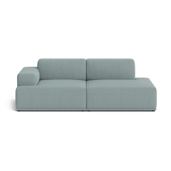 Sofá modular Connect Soft Rewool de 2 plazas A+D nr.718 - Muuto