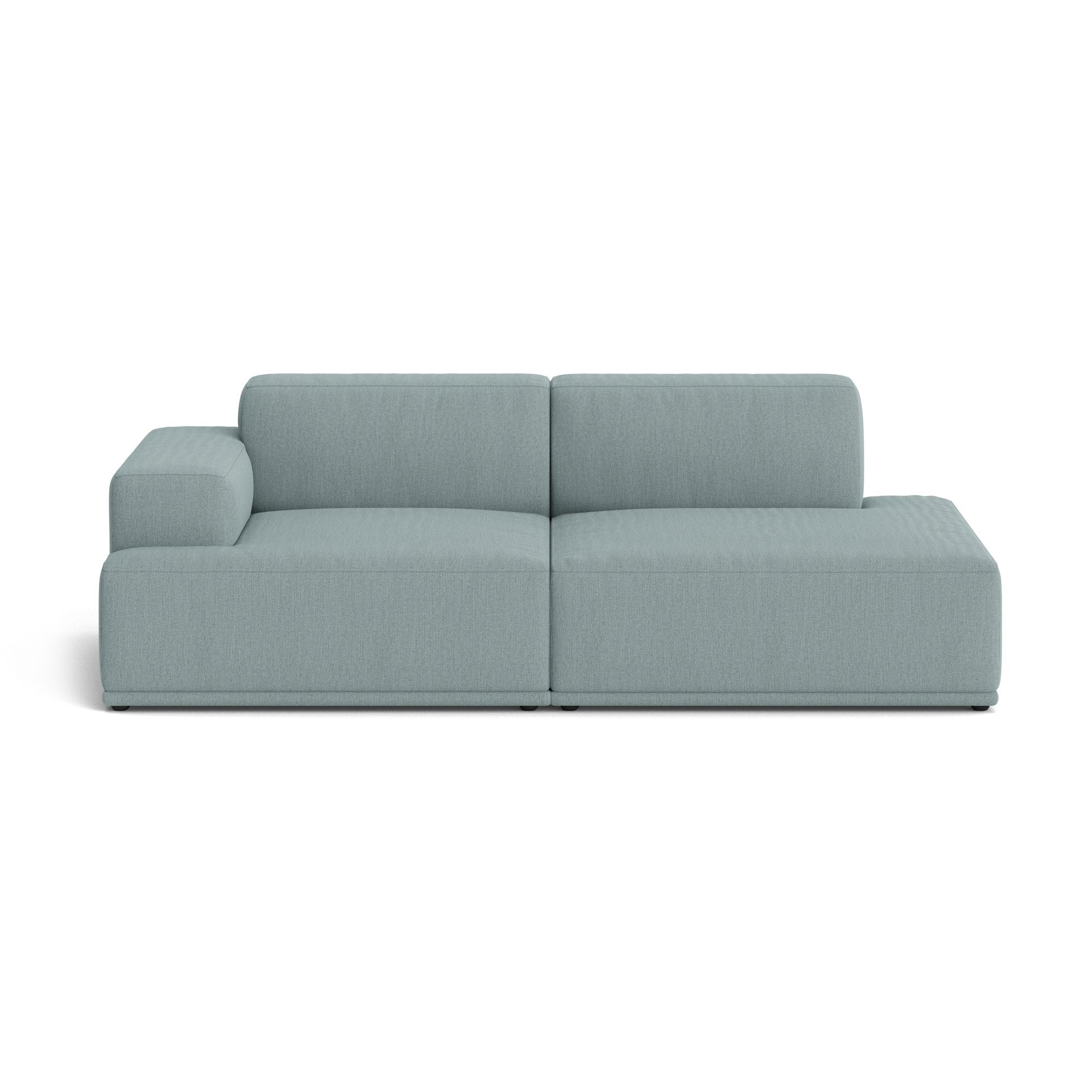 Sofá modular Connect Soft Rewool de 2 plazas A+D nr.718 Muuto