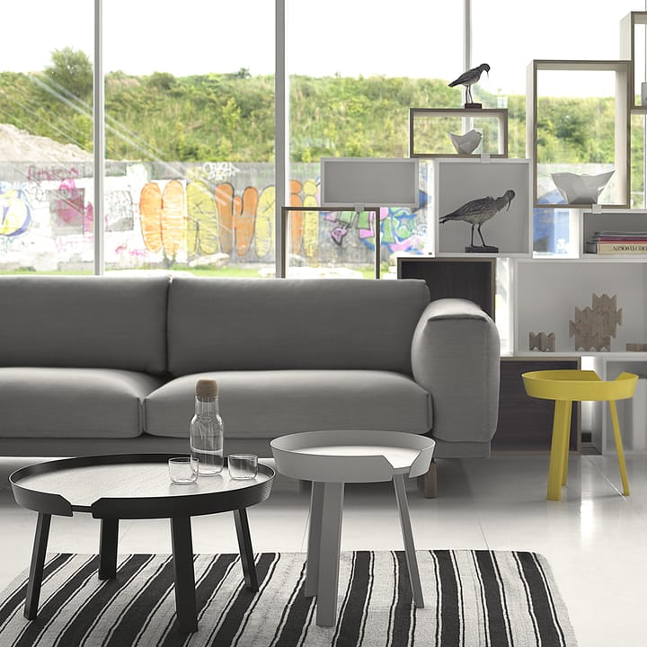 Sofá Rest - 2 plazas-remix 163 grey-patas de roble - Muuto