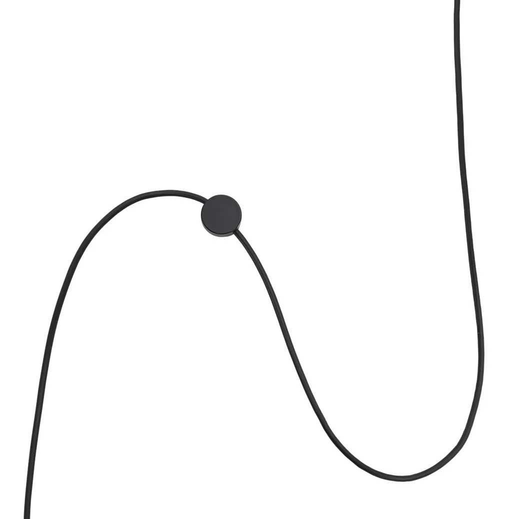 Soporte de cable para lámpara de pared Post, negro Muuto