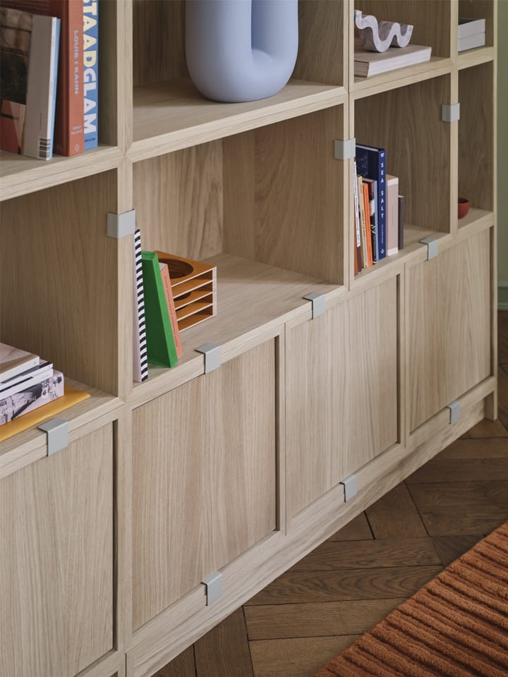 Stacked sistema de almacenamiento Bookcase Configuration 1, Oak Muuto