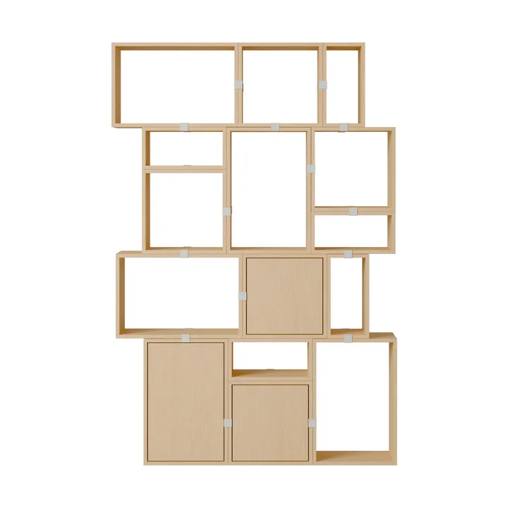 Stacked sistema de almacenamiento Bookcase Configuration 2 - Roble - Muuto
