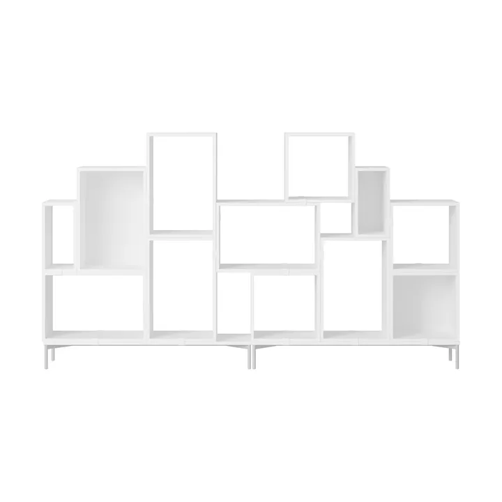 Stacked sistema de almacenamiento Bookcase Configuration 3 - Blanco - Muuto