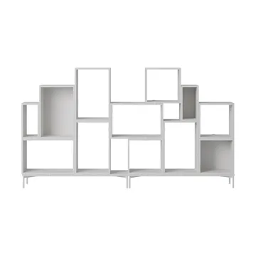 Stacked sistema de almacenamiento Bookcase Configuration 3 - Gris - Muuto